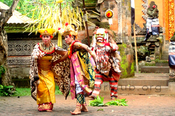 Tanzaufführung auf der Götterinsel Bali.
